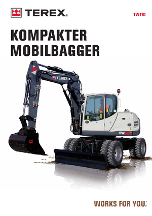 Excavatoare pe roți Terex TW 110
