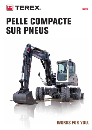 Excavatoare pe roți Terex TW 85