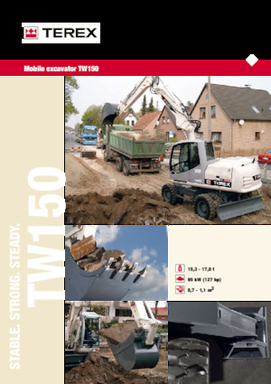 Excavatoare pe roți Terex TW150