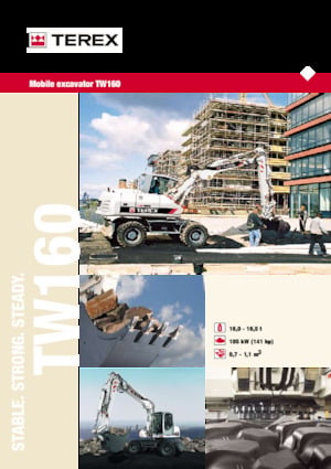 Excavatoare pe roți Terex TW160