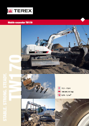 Excavatoare pe roți Terex TW170