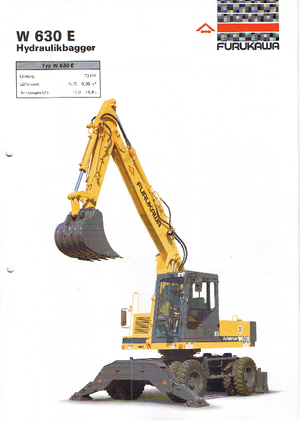 Excavatoare pe roți Furukawa W 630 E
