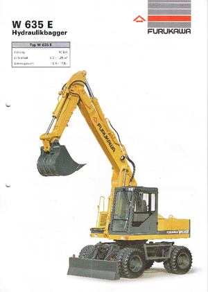 Excavatoare pe roți Furukawa W 635 E