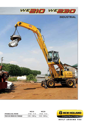 Excavatoare pe roți New Holland WE210