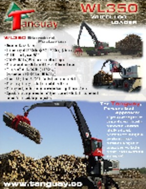 Excavatoare pe roți Tanguay WL350