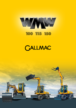 Excavatoare pe roți Gallmac WMW 150