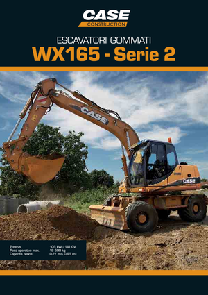 Excavatoare pe roți Case WX 165 S-2