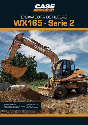 Excavatoare pe roți Case WX 165 S-2