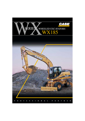 Excavatoare pe roți Case WX 185