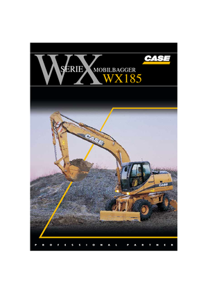 Excavatoare pe roți Case WX 185 P 2 AL