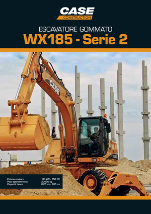 Excavatoare pe roți Case WX 185 S-3