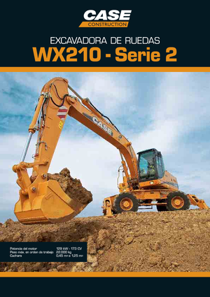 Excavatoare pe roți Case WX 210 S-3