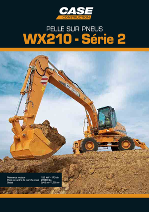 Excavatoare pe roți Case WX 210 S-3