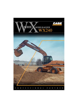 Excavatoare pe roți Case WX 240