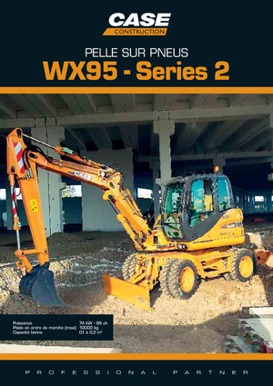 Excavatoare pe roți Case WX 95 S-2