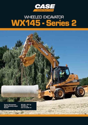 Excavatoare pe roți Case WX145 S-3