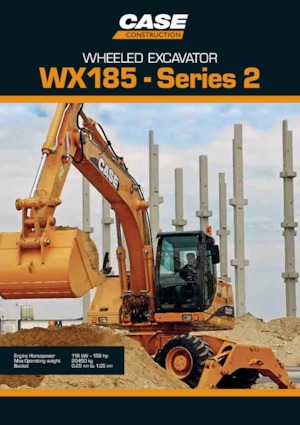 Excavatoare pe roți Case WX185 S-2