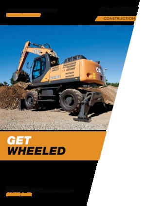 Excavatoare pe roți Case WX218