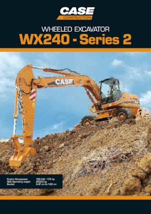 Excavatoare pe roți Case WX240 S-2