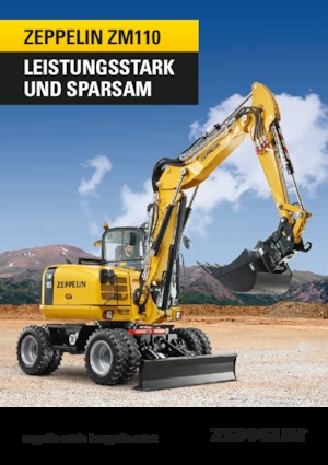 Excavatoare pe roți Zeppelin ZM110