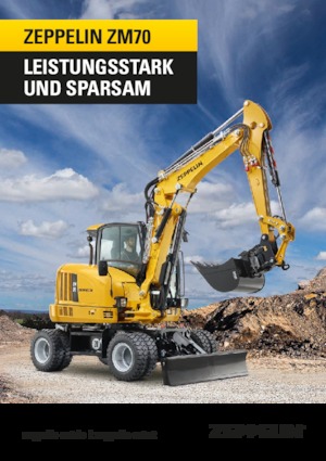 Excavatoare pe roți Zeppelin ZM70