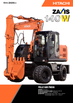 Excavatoare pe roți Hitachi ZX 140 W 3