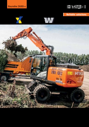 Excavatoare pe roți Hitachi ZX140W-6