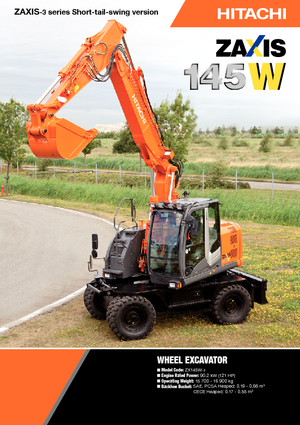 Excavatoare pe roți Hitachi ZX 145 W 3