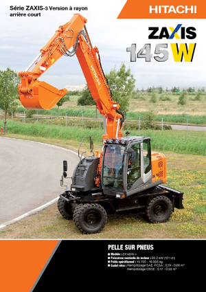 Excavatoare pe roți Hitachi ZX 145 W 3
