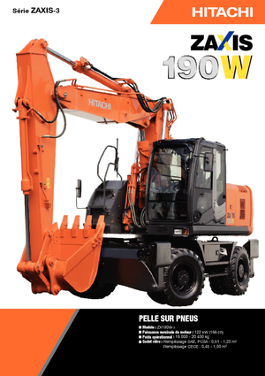 Excavatoare pe roți Hitachi ZX 190 W 3