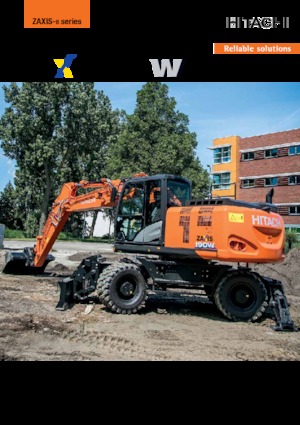 Excavatoare pe roți Hitachi ZX190W-6