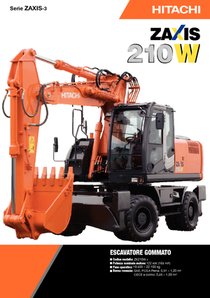 Excavatoare pe șenile Hitachi ZX 210 W 3