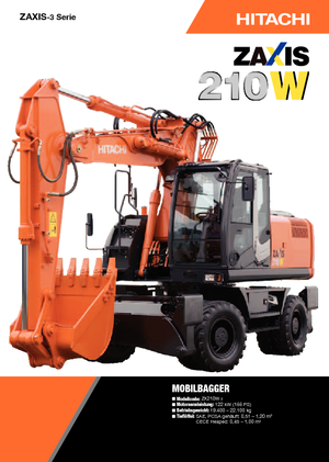 Excavatoare pe șenile Hitachi ZX 210 W 3