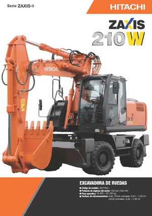 Excavatoare pe șenile Hitachi ZX 210 W 3