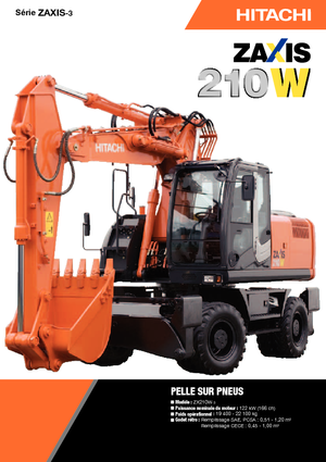 Excavatoare pe șenile Hitachi ZX 210 W 3