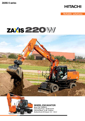 Excavatoare pe șenile Hitachi ZX220W-5B
