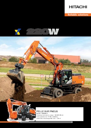 Excavatoare pe șenile Hitachi ZX220W-5B