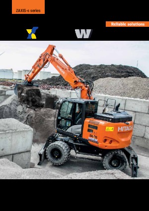 Excavatoare pe roți Hitachi ZX145W-6