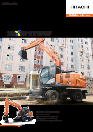 Excavatoare pe roți Hitachi ZX170W-5A