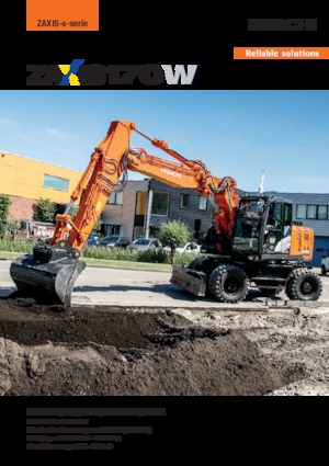 Excavatoare pe roți Hitachi ZX170W-6