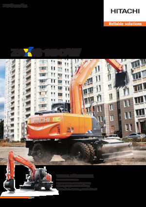 Excavatoare pe roți Hitachi ZX190W-5A