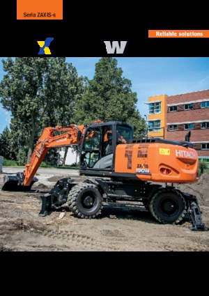 Excavatoare pe roți Hitachi ZX190W-6