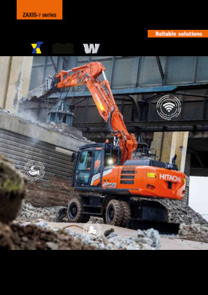Excavatoare pe roți Hitachi ZX220W-7
