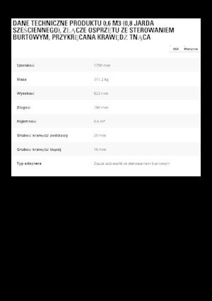 Cupe încărcător pe roți Caterpillar 0.6 m3