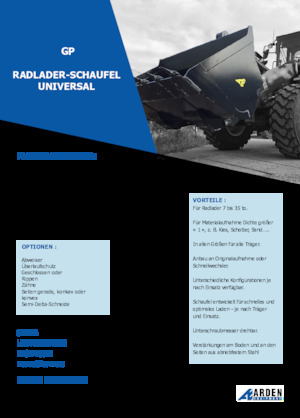 Cupe încărcător pe roți Arden L31GP