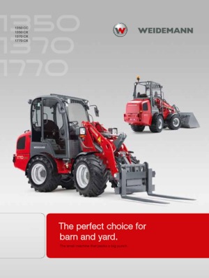 Încărcătoare (pe roți, cu cupă sau furci) Weidemann 1350 CC