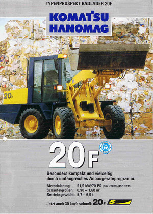 Încărcătoare pe roți Hanomag 20 F