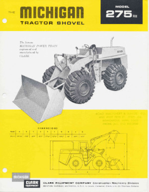 Încărcătoare pe roți Clark Michigan 275