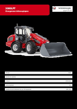 Încărcătoare pe roți Weidemann 3080 LP T 