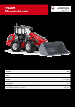 Încărcătoare pe roți Weidemann 3080 LP T 